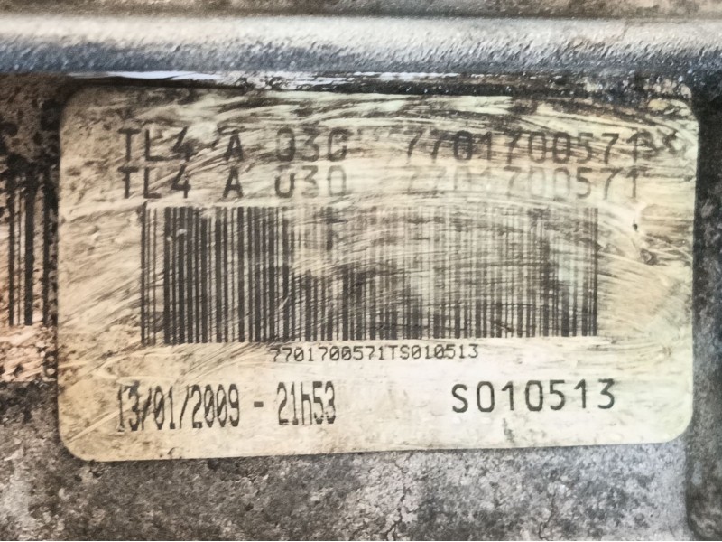 Recambio de caja cambios para renault megane iii hatchback (bz0/1_, b3_) 1.6 16v (bz1b, bz1h) referencia OEM IAM   