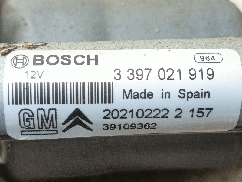 Recambio de motor limpia delantero para citroën c3 aircross ii (2r_, 2c_) 1.2 puretech 110 (2rhnzb, 2rhnzw, 2rhnpx, 2rhnpj) refe