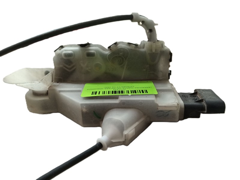 Recambio de cerradura puerta delantera izquierda para citroën c3 iii (sx) 1.6 bluehdi 75 referencia OEM IAM 9812398180 123981 