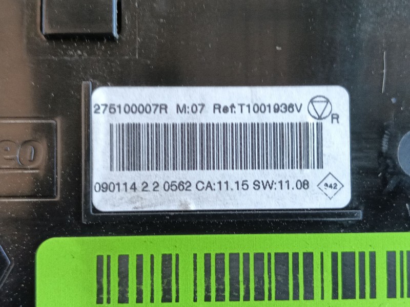 Recambio de mando calefaccion / aire acondicionado para renault megane iii hatchback (bz0/1_, b3_) 1.6 16v (bz1b, bz1h) referenc