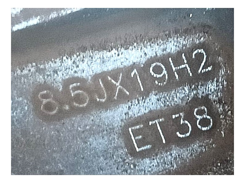 Recambio de llanta para volkswagen tiguan (ad1, ax1) 2.0 tdi referencia OEM IAM 5NA601025AGZ49 ET38 8.5Jx19