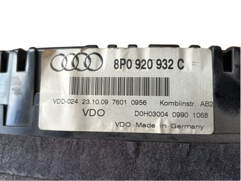 Recambio de cuadro instrumentos para audi a3 (8p1) 1.9 tdi referencia OEM IAM   