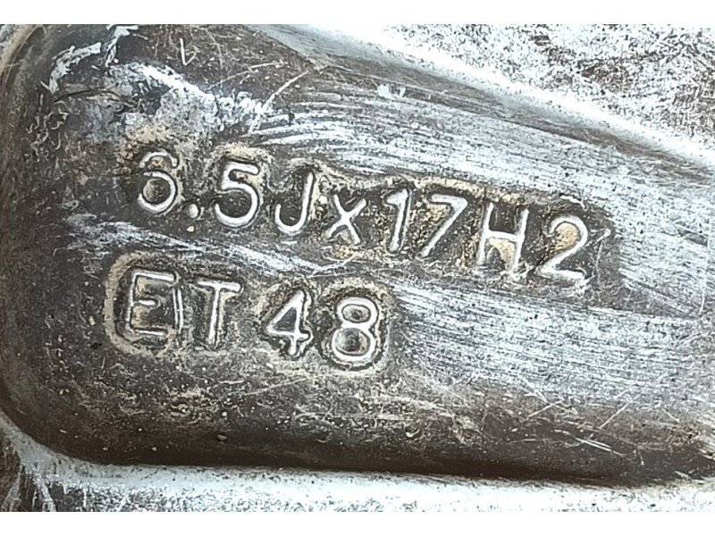 Recambio de llanta para seat arona (kj7, kjp) 1.0 tsi referencia OEM IAM 6F9601025D8Z8 ET48 6.5Jx17