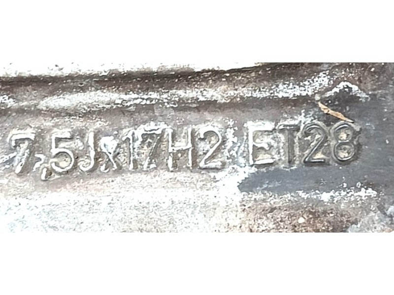 Recambio de llanta para audi a5 (8t3) 1.8 tfsi referencia OEM IAM 8T0601025BA ET28 7.5Jx17