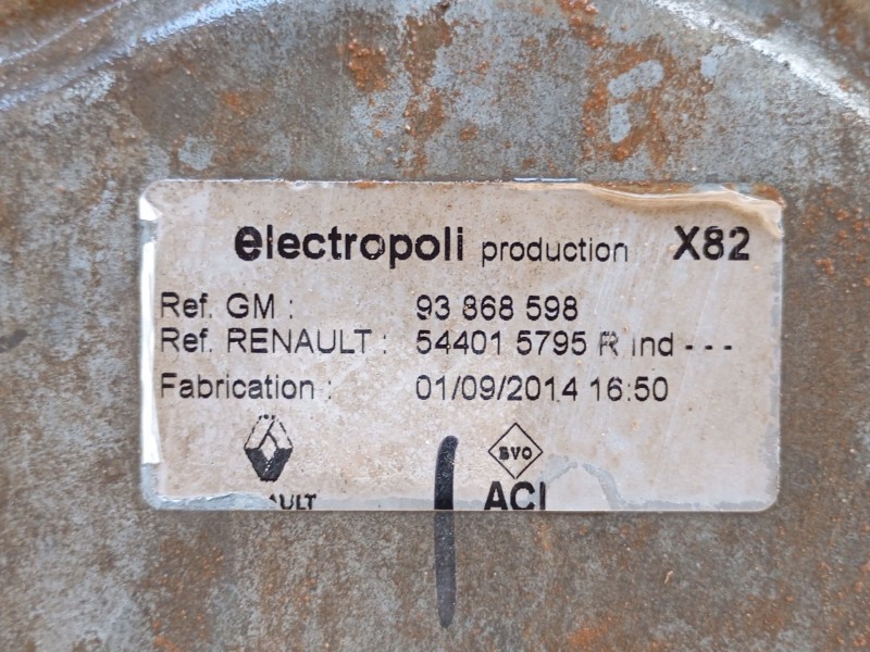 Recambio de puente delantero para renault trafic iii furgoneta (fg_) 1.6 dci 90 (fgme) referencia OEM IAM   