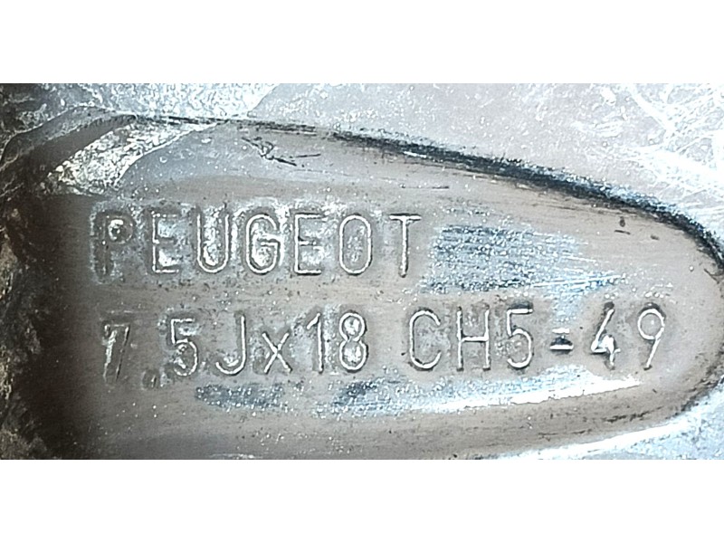 Recambio de llanta para peugeot 3008 ii suv (mc_, mr_, mj_, m4_) 1.6 puretech 180 (m45gfr, m45gfu) referencia OEM IAM 9809687377