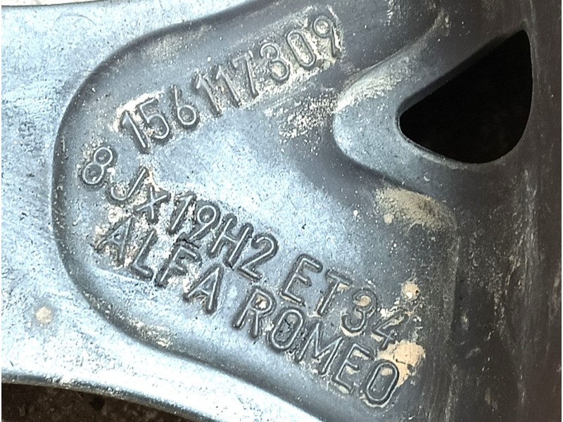 Recambio de llanta para alfa romeo stelvio (949_) 2.0 q4 (949.axa2a) referencia OEM IAM 156117309 ET34 8Jx19