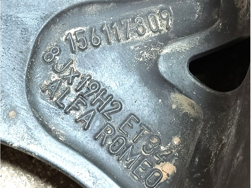 Recambio de llanta para alfa romeo stelvio (949_) 2.0 q4 (949.axa2a) referencia OEM IAM 156117309 ET34 8Jx19