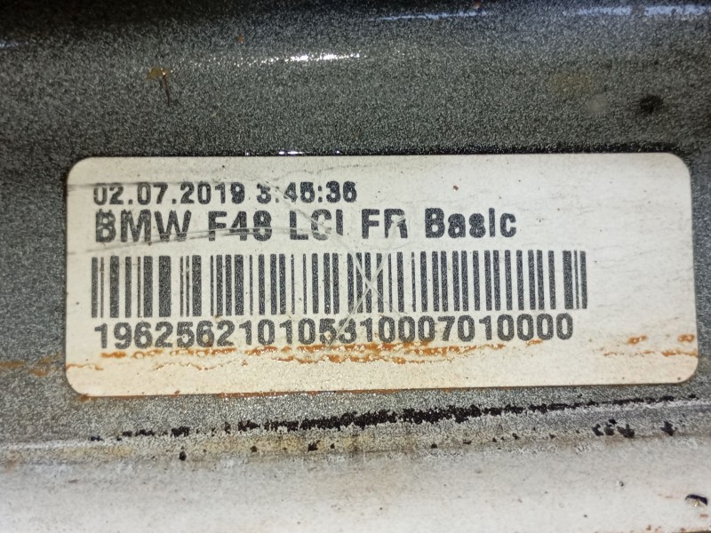 Recambio de paragolpes delantero para bmw x1 (f48) sdrive 18 d referencia OEM IAM   