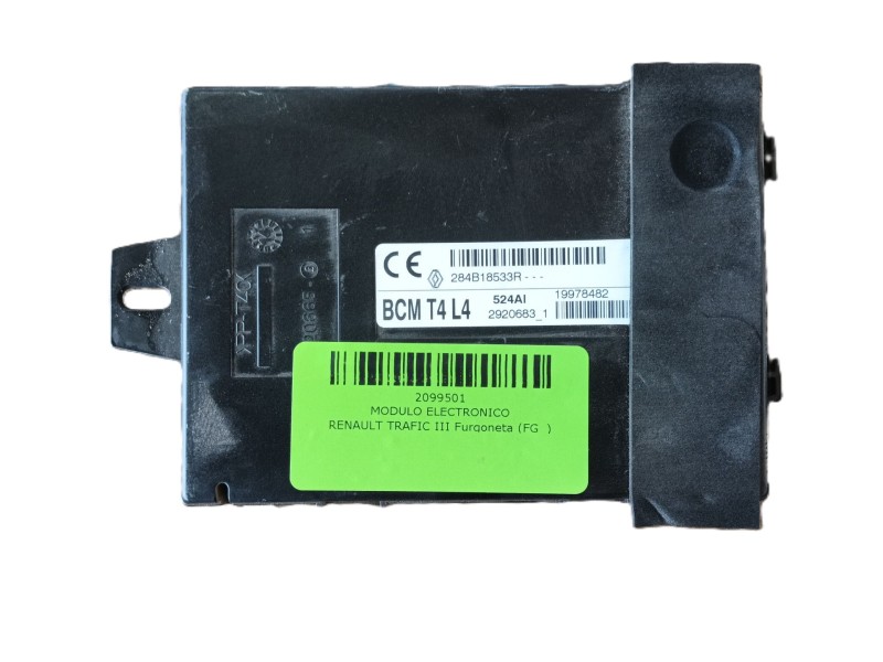 Recambio de modulo electronico para renault trafic iii furgoneta (fg_) 1.6 dci 90 (fgme) referencia OEM IAM   