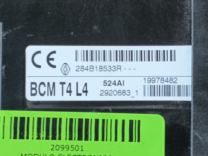 Recambio de modulo electronico para renault trafic iii furgoneta (fg_) 1.6 dci 90 (fgme) referencia OEM IAM   