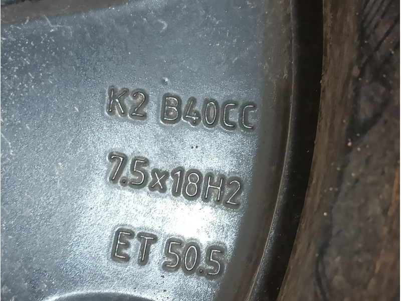 Recambio de llanta para volvo xc40 (536) b3 mild-hybrid referencia OEM IAM 31680403 ET50.5 7.5Jx18