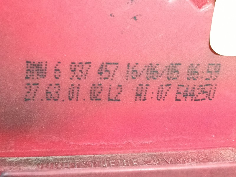 Recambio de piloto trasero izquierdo para bmw 3 (e90) 320 d referencia OEM IAM 63216937457  