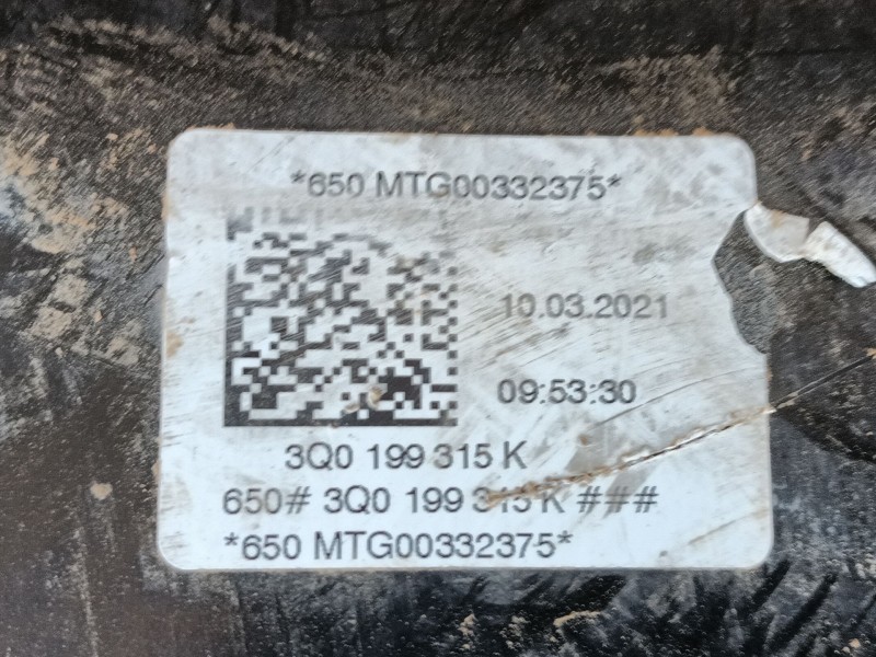 Recambio de puente delantero para volkswagen touran (5t1) 1.5 tsi referencia OEM IAM   