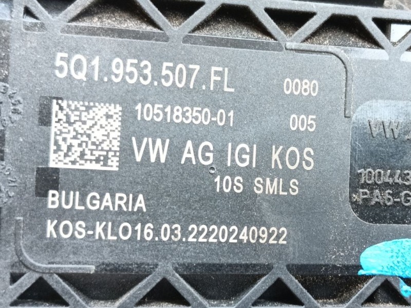 Recambio de mando multifuncion para seat tarraco (kn2) 2.0 tdi referencia OEM IAM 5Q1953507FLIGI 5Q1953507FL 