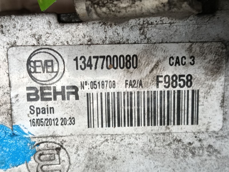 Recambio de intercooler para peugeot boxer caja/chasis 2.2 hdi 130 referencia OEM IAM   