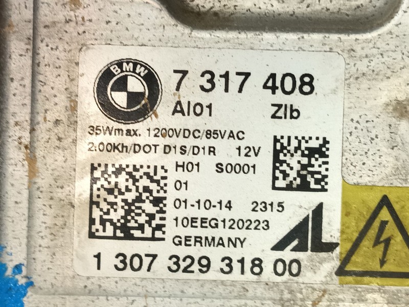 Recambio de faro izquierdo para bmw x4 (f26) xdrive 20 d referencia OEM IAM 63117401131 740113103 