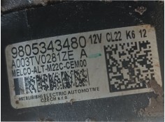 Recambio de alternador para peugeot boxer furgoneta 2.0 bluehdi 130 referencia OEM IAM  9805343480  2