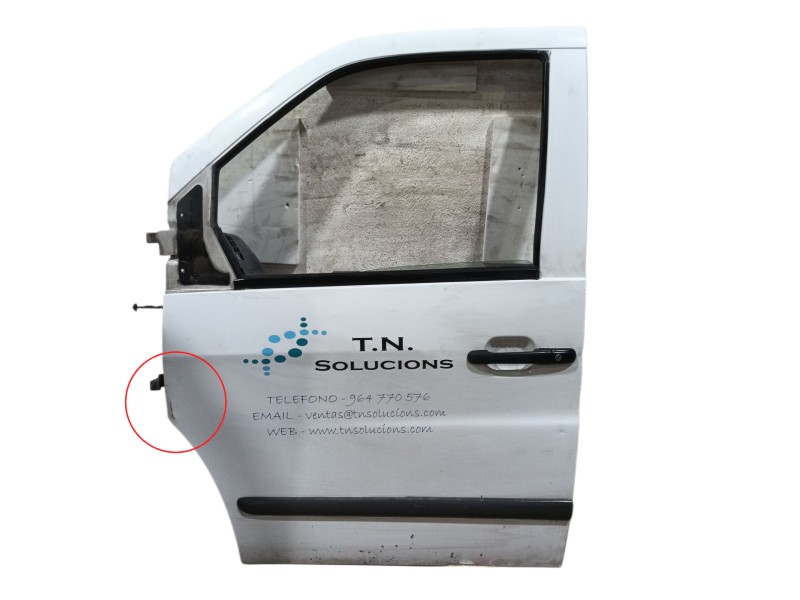Recambio de puerta delantera izquierda para mercedes-benz vito furgoneta (w638) 110 cdi 2.2 (638.094) referencia OEM IAM A638720