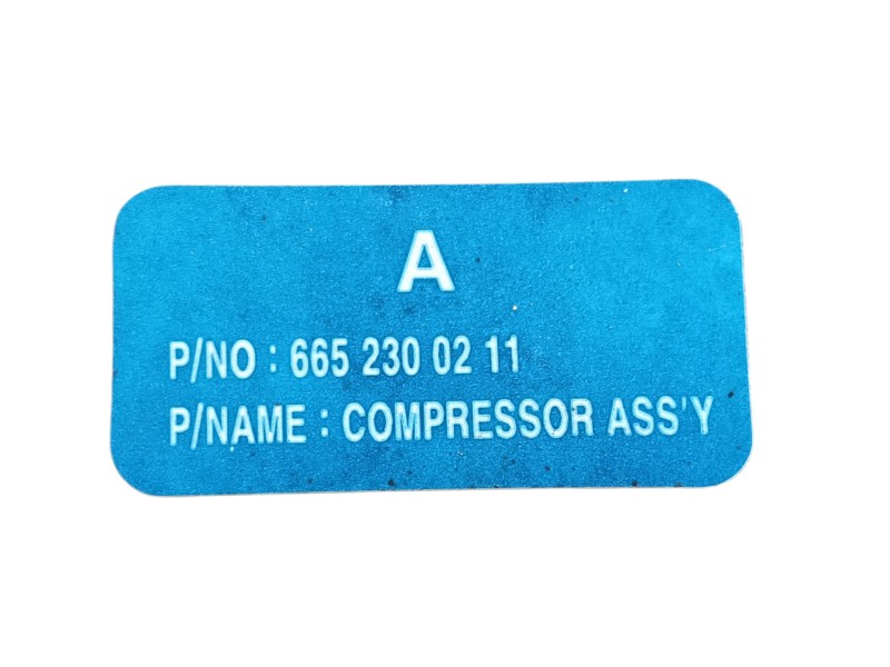 Recambio de compresor aire acondicionado para ssangyong rodius i 2.7 xdi referencia OEM IAM  6652300211 
