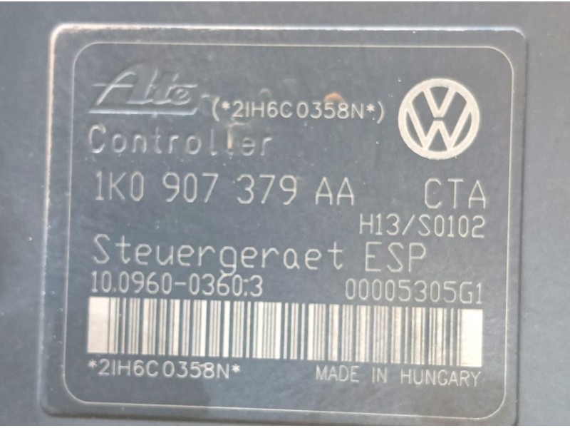 Recambio de abs para volkswagen jetta iii (1k2) 1.9 tdi referencia OEM IAM   