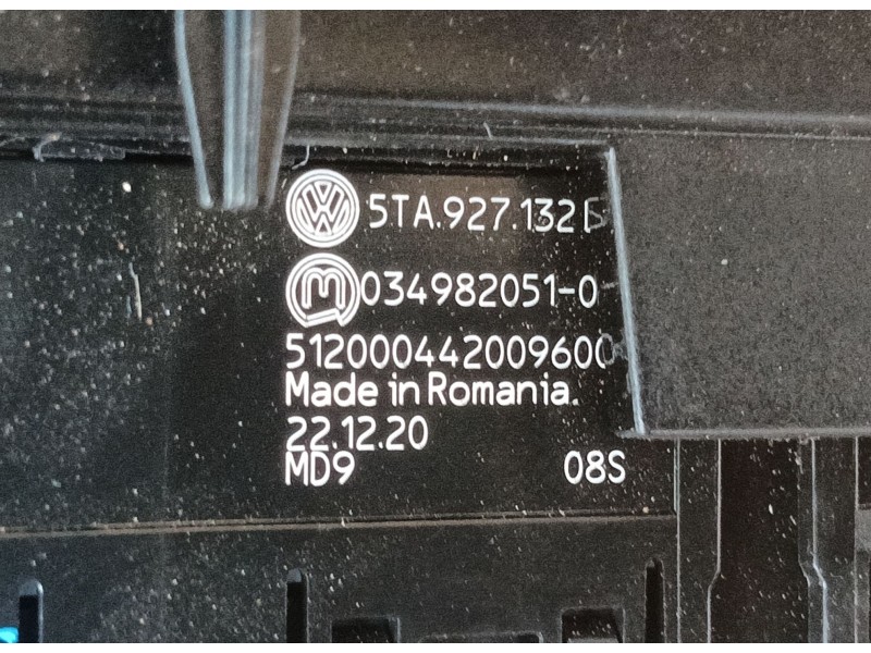 Recambio de moldura para volkswagen touran (5t1) 1.5 tsi referencia OEM IAM   
