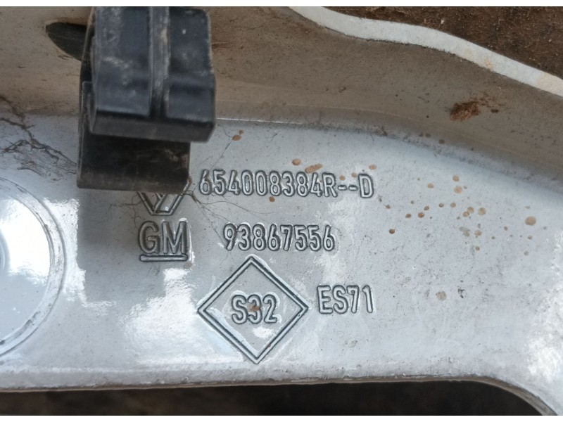 Recambio de bisagras capo para renault trafic iii furgoneta (fg_) 1.6 dci 90 (fgme) referencia OEM IAM  654008384RD 