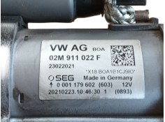 Recambio de motor arranque para volkswagen touran (5t1) 1.5 tsi referencia OEM IAM  02M911022F  2