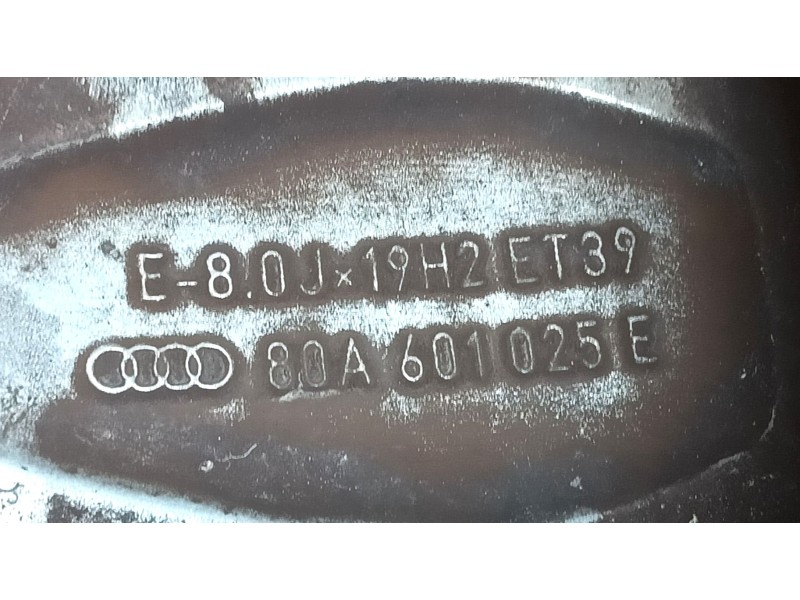 Recambio de llanta para audi q5 (fyb, fyg) 35 tdi quattro referencia OEM IAM 80A0732298Z8 ET39 8.0Jx19