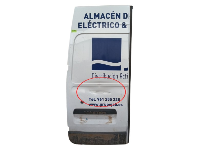 Recambio de porton trasero izquierdo para renault master iii furgoneta (fv) 2.3 dci 150 fwd (fv0f, fv03) referencia OEM IAM   