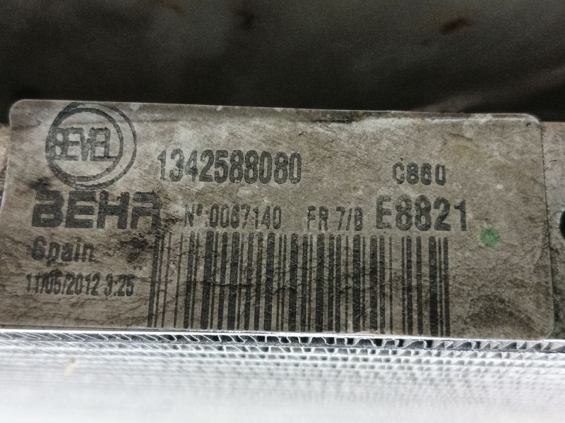 Recambio de radiador agua para peugeot boxer caja/chasis 2.2 hdi 130 referencia OEM IAM   