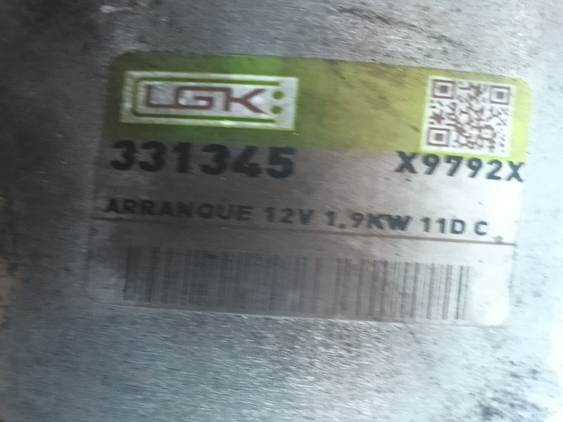 Recambio de motor arranque para opel vivaro a furgoneta (x83) 1.9 di (f7) referencia OEM IAM  331345 