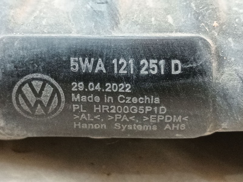 Recambio de radiador agua para seat tarraco (kn2) 2.0 tdi referencia OEM IAM   