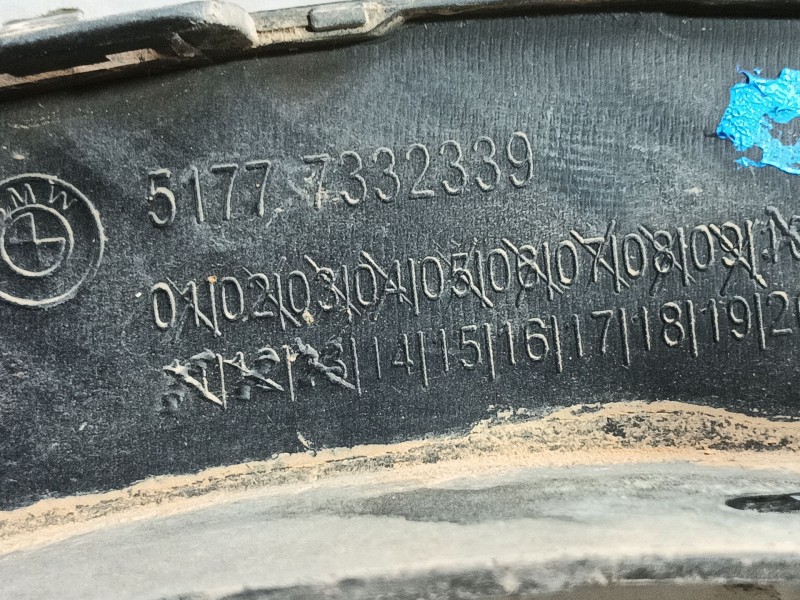 Recambio de aletin trasero izquierdo para bmw x1 (f48) sdrive 18 d referencia OEM IAM 51777332339  