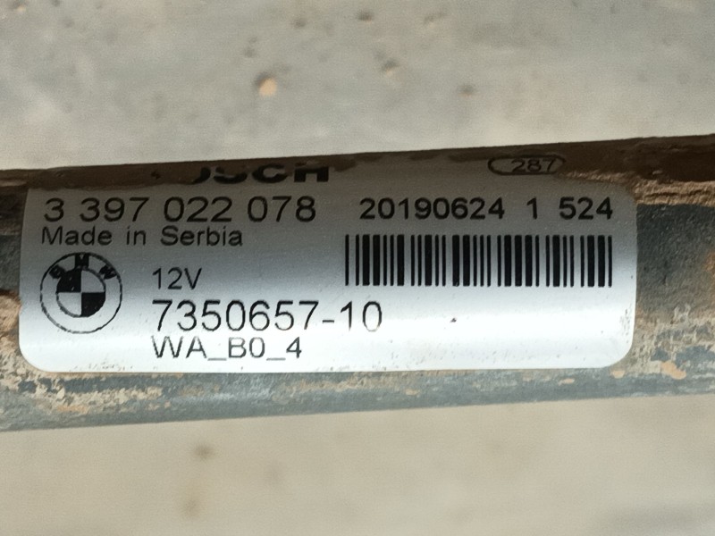 Recambio de motor limpia delantero para bmw x1 (f48) sdrive 18 d referencia OEM IAM   