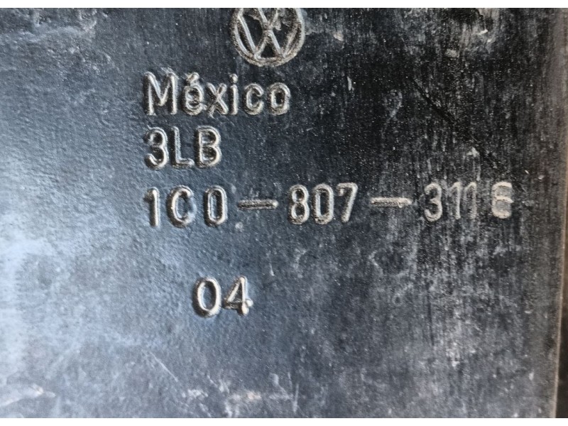 Recambio de refuerzo paragolpes delantero para volkswagen new beetle (9c1, 1c1) 2.0 referencia OEM IAM   