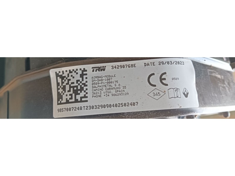 Recambio de airbag delantero izquierdo para renault master iii furgoneta (fv) 2.3 dci 150 fwd (fv0f, fv03) referencia OEM IAM   