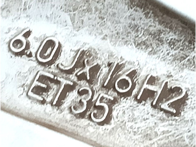 Recambio de llanta para volkswagen t-cross (c11, d31) 1.0 tsi referencia OEM IAM 2GM601025S ET35 6.0Jx16