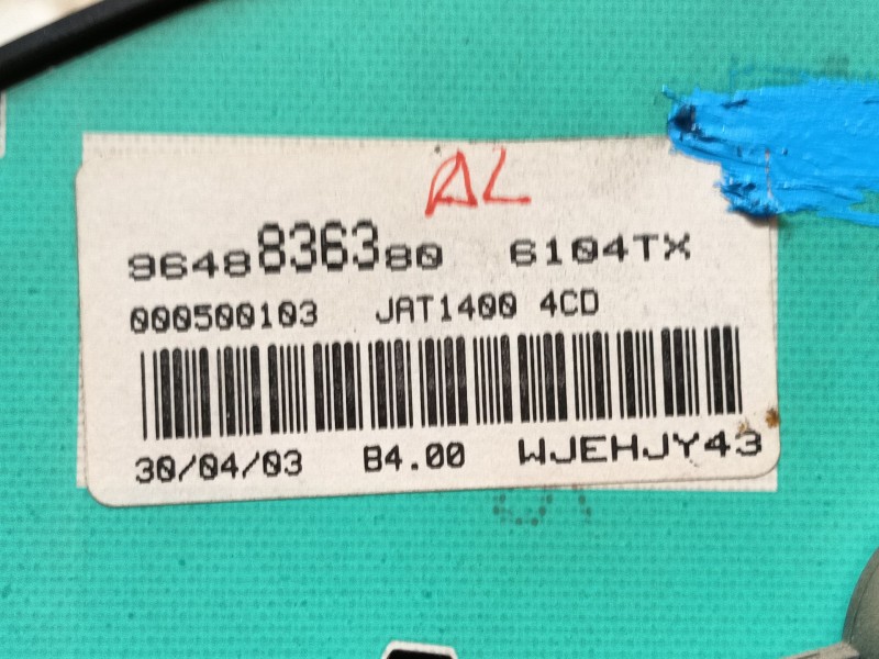 Recambio de cuadro instrumentos para peugeot partner monospace (5_, g_) 1.9 d referencia OEM IAM 6104TX 9648836380 