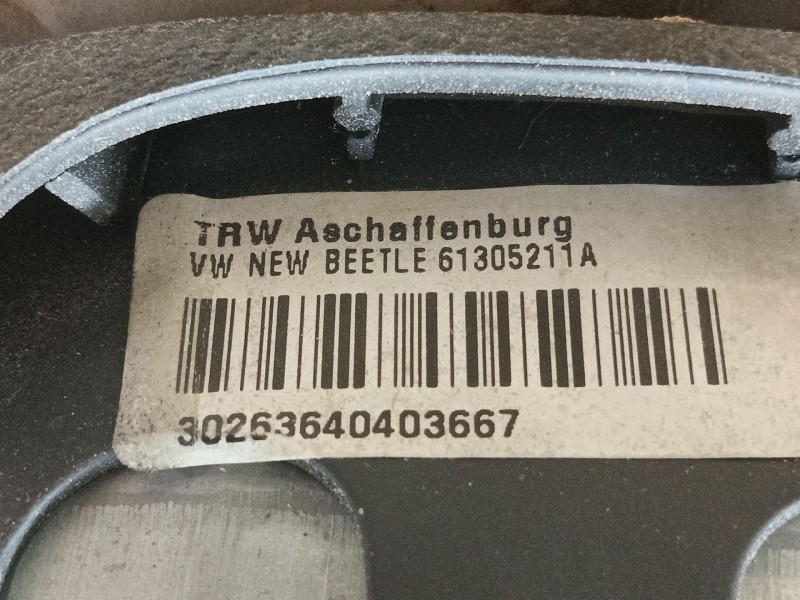 Recambio de airbag delantero izquierdo para volkswagen new beetle (9c1, 1c1) 2.0 referencia OEM IAM   
