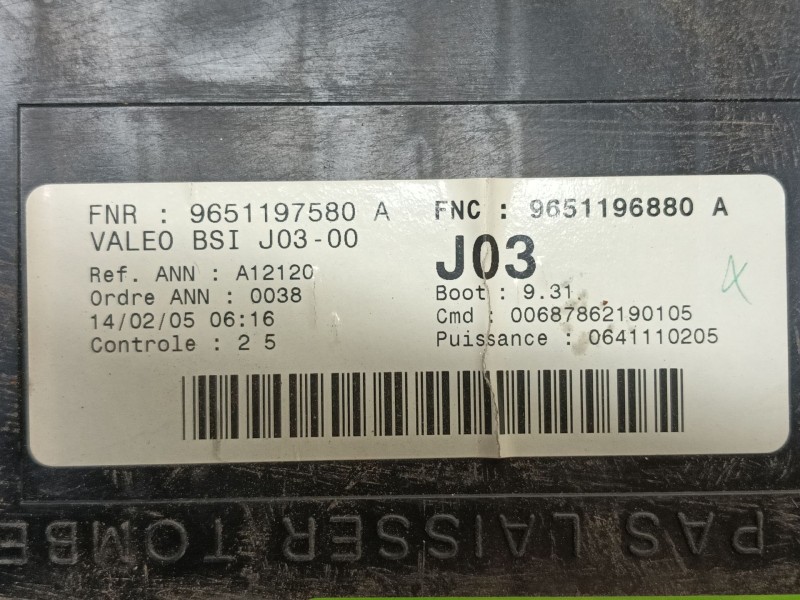 Recambio de bsi para peugeot 307 sw (3h) 1.6 hdi 110 referencia OEM IAM   