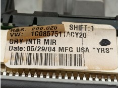 Recambio de espejo interior para volkswagen new beetle (9c1, 1c1) 2.0 referencia OEM IAM 1C0857511ACY20 1C0857511BLY20  2