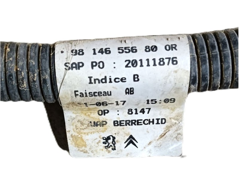 Recambio de paragolpes delantero para peugeot partner tepee 1.6 bluehdi 100 referencia OEM IAM  9810923277 