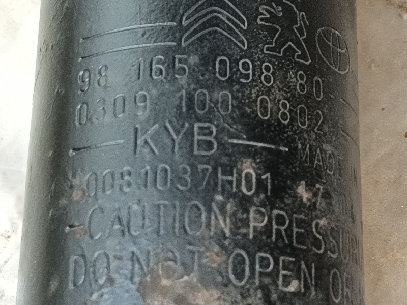 Recambio de amortiguador trasero derecho para citroën jumpy iii autobús (v_) 1.6 bluehdi 115 referencia OEM IAM   