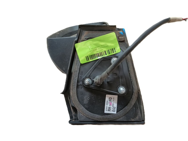 Recambio de retrovisor derecho para toyota yaris (_p9_) 1.33 vvt-i (nsp90_) referencia OEM IAM 879100D250  