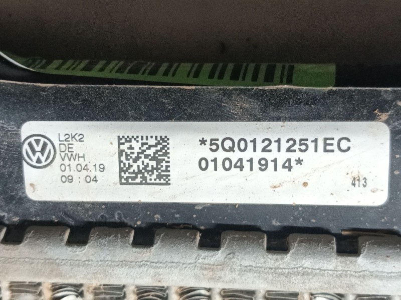 Recambio de radiador agua para audi q2 (gab, gag) 30 tdi referencia OEM IAM 5Q0121251EC  