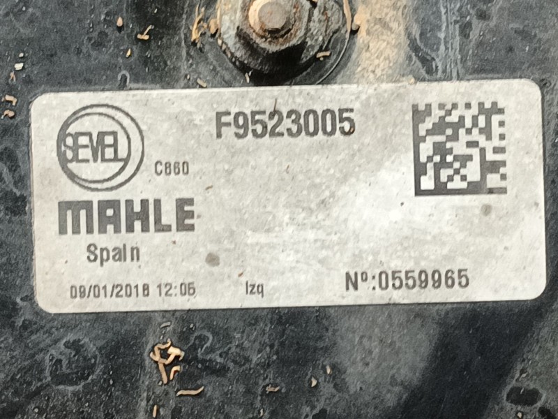 Recambio de electroventilador para fiat ducato caja/chasis (250_) 150 multijet 2,3 d referencia OEM IAM 1393261080 F9509009 