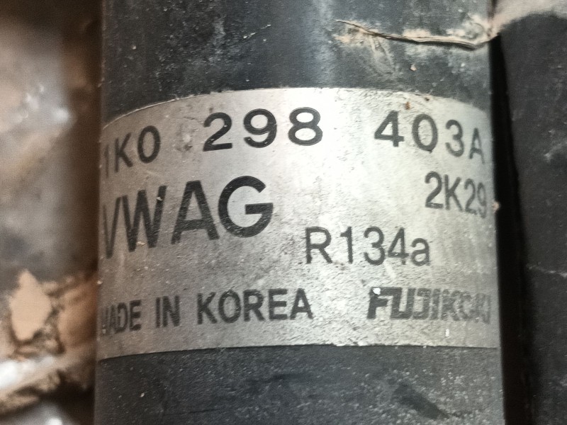 Recambio de condensador / radiador aire acondicionado para volkswagen golf plus v (5m1, 521) 1.9 tdi referencia OEM IAM   