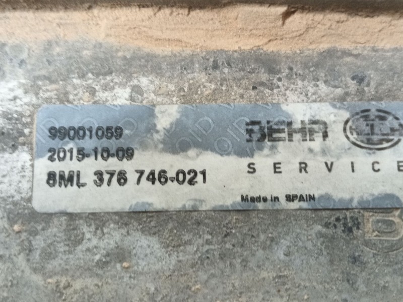 Recambio de intercooler para citroën jumper ii furgoneta 2.2 hdi 110 referencia OEM IAM 384K1 99001059 