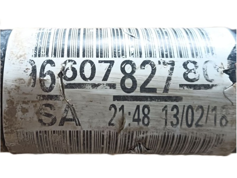 Recambio de transmision delantera izquierda para peugeot partner tepee 1.6 bluehdi 100 referencia OEM IAM  9660782780 